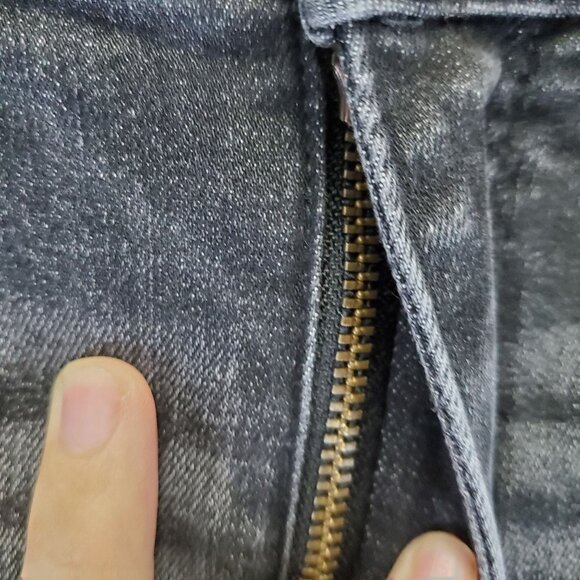 Buckle Black Jeans Womens Size 27 Black Bootcut Distressed Stretch Denim - Picture 10 of 12